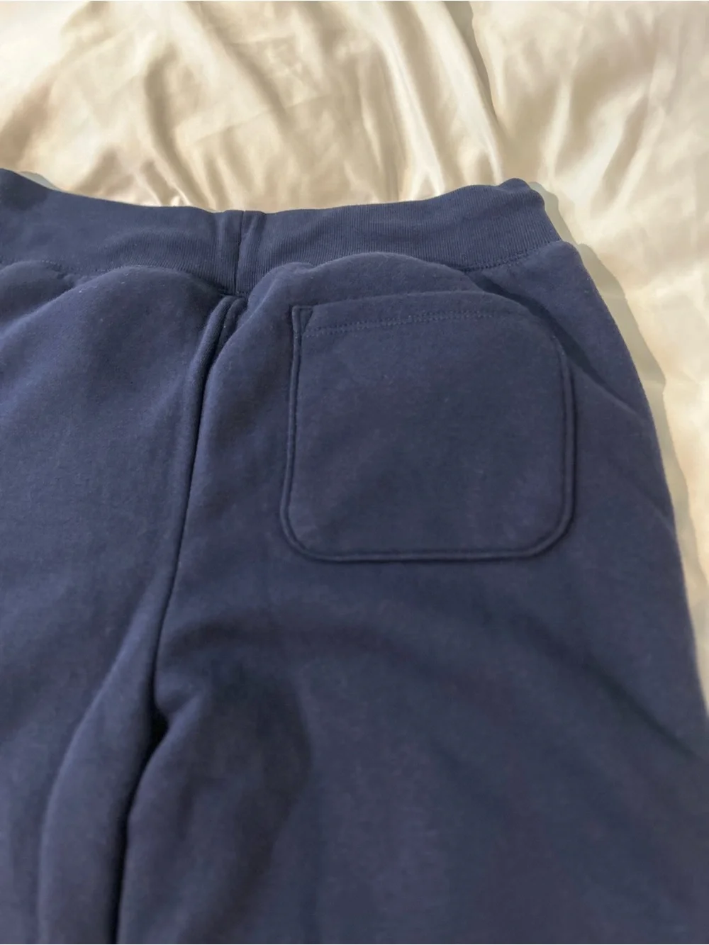 GAP Navy Sherpa Lined Jogger Sweatpants Kids Blue Cozy Fleece